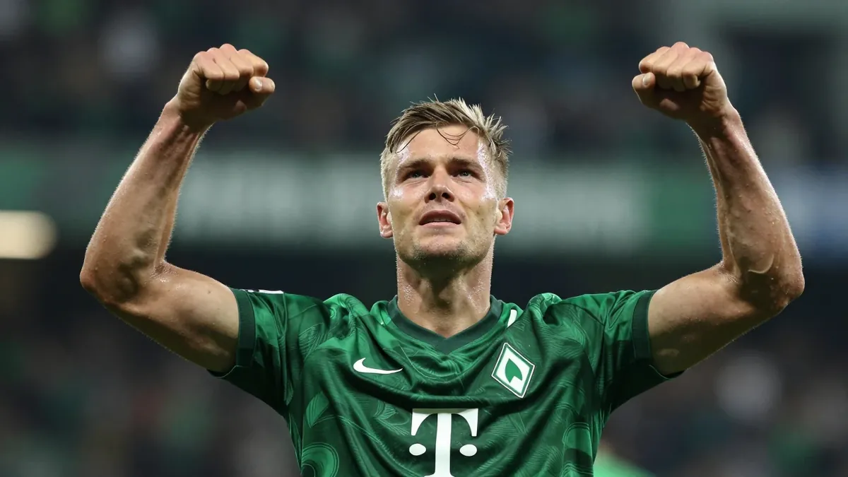 Werder Bremen celebrated an emotional 3:1 home win against RB Leipzig after the season opener, driven by goals from...